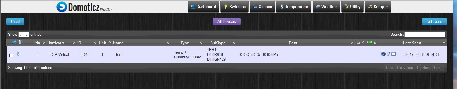 Virtual device setup