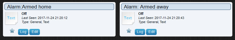 alarm variables