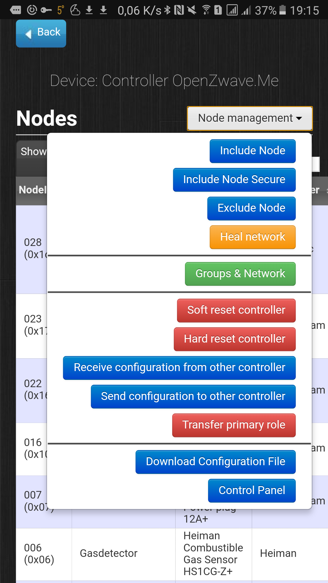 Include node