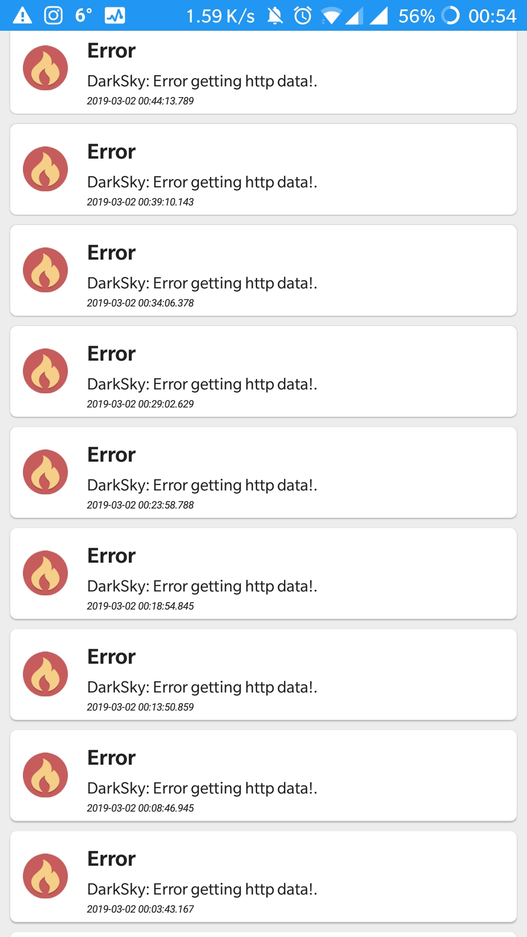 Log file Domoticz