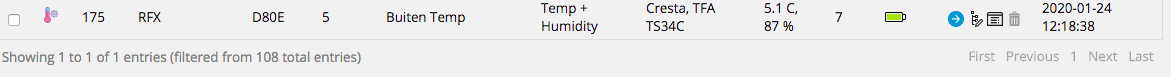 Temp. humidity sensor IDX175