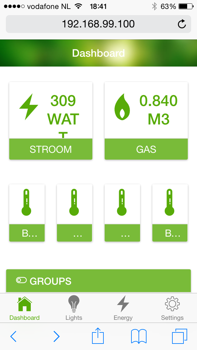 WatT and Temp Sensor