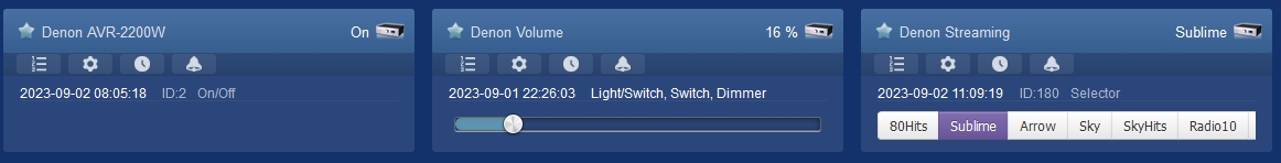 Receiver switches
