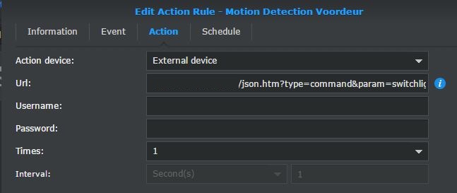 Action Rule - Call Domoticz virtual Switch