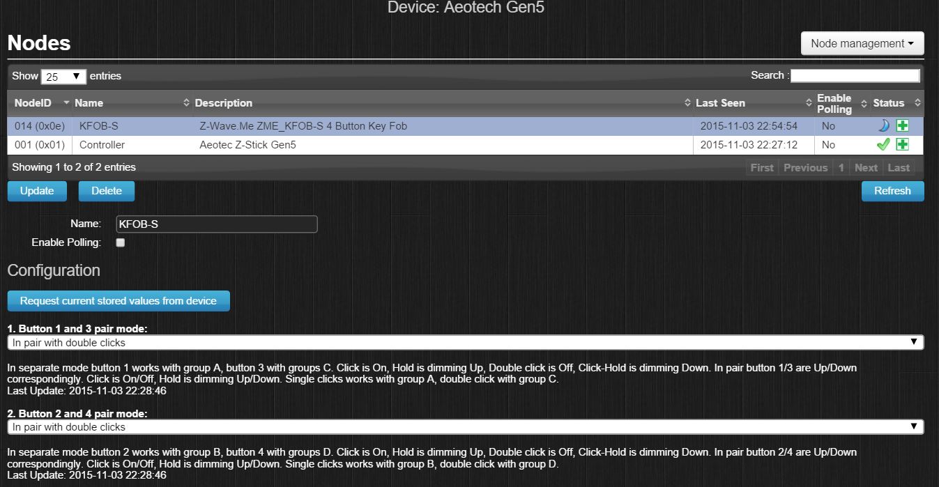 Config Kfob1