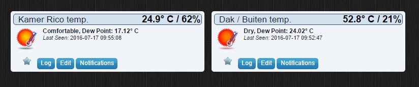 Temp readings. One 50 plus the other 24 plus.