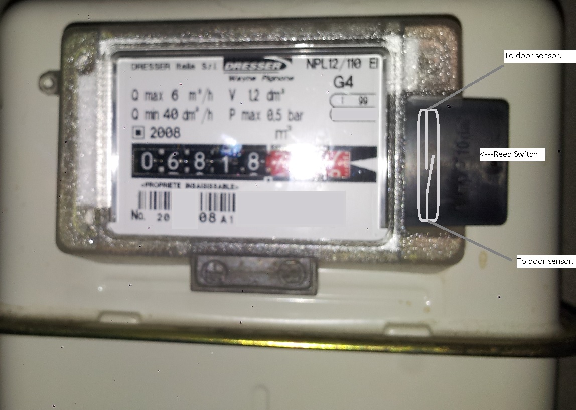 Gaz Meter - Reed/Magnetic Sensor