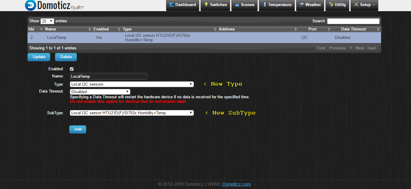 New Interface &amp; Subtype